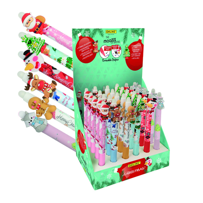 In linea - Gel writer magixx x-mass 0,7mm assortiti | 30 pezzi