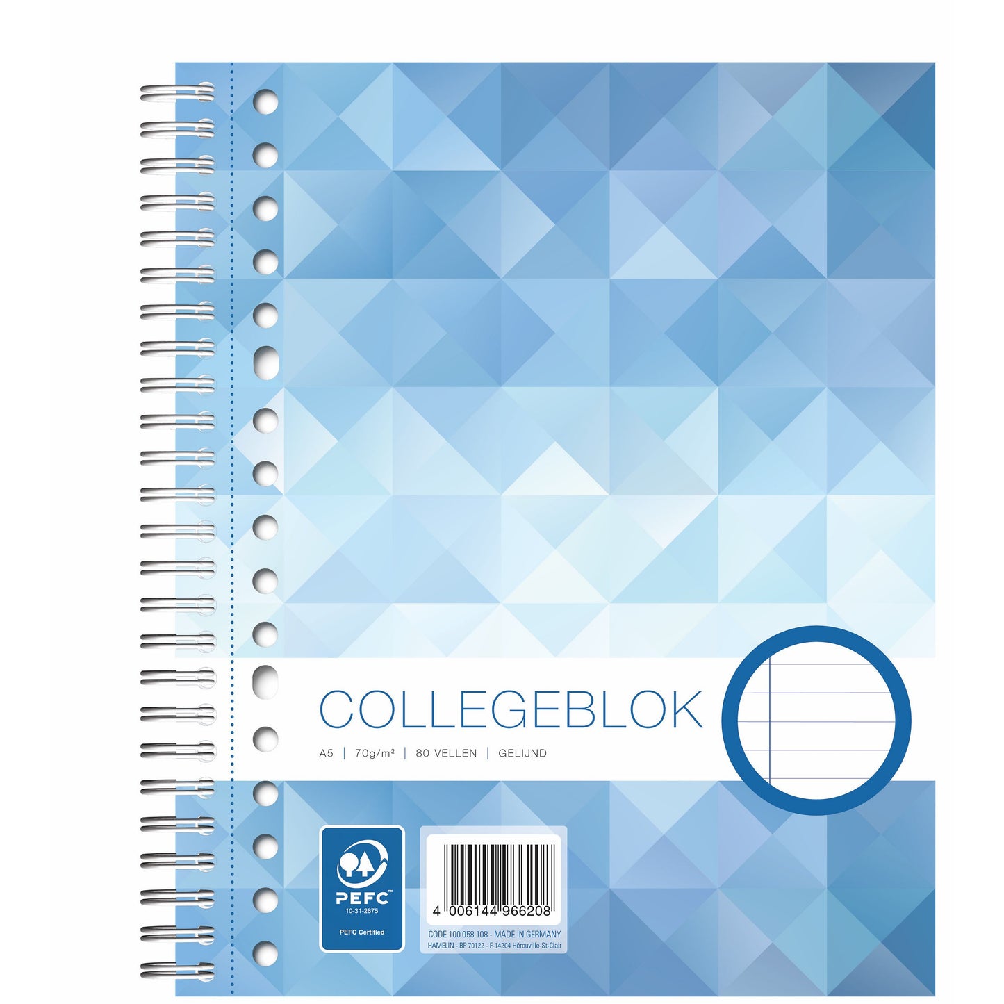 Work -  Collegeblok  a5 17gaats 160pg 70g lijn