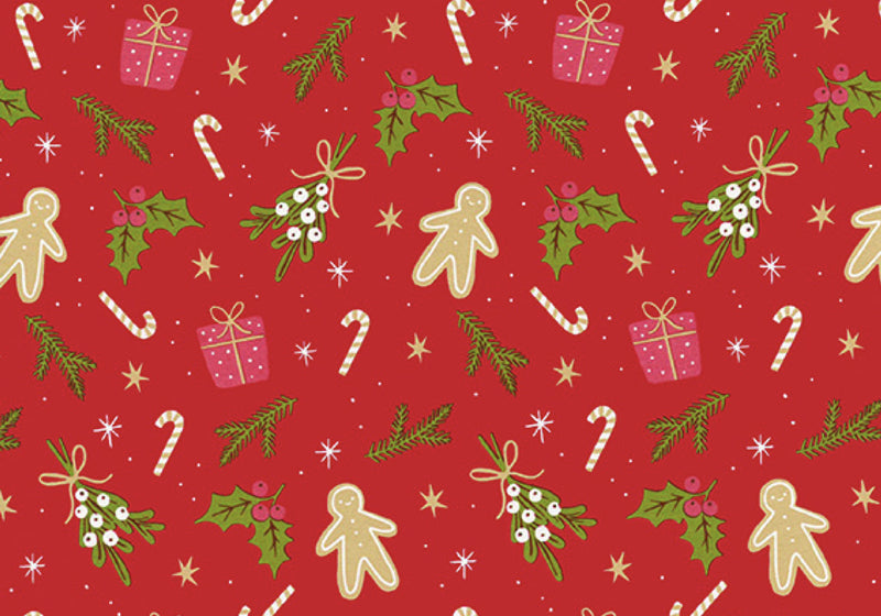 Rotolux -  Apparaatrol gingerbreadman rood 200mx50cm