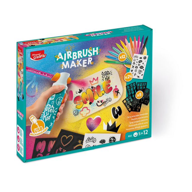 Maped -  Airbrush maker  creativ set 27 delen