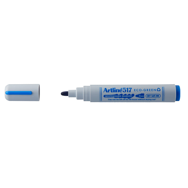 Artline - Rotulador para pizarra blanca 517 eco redondo m azul