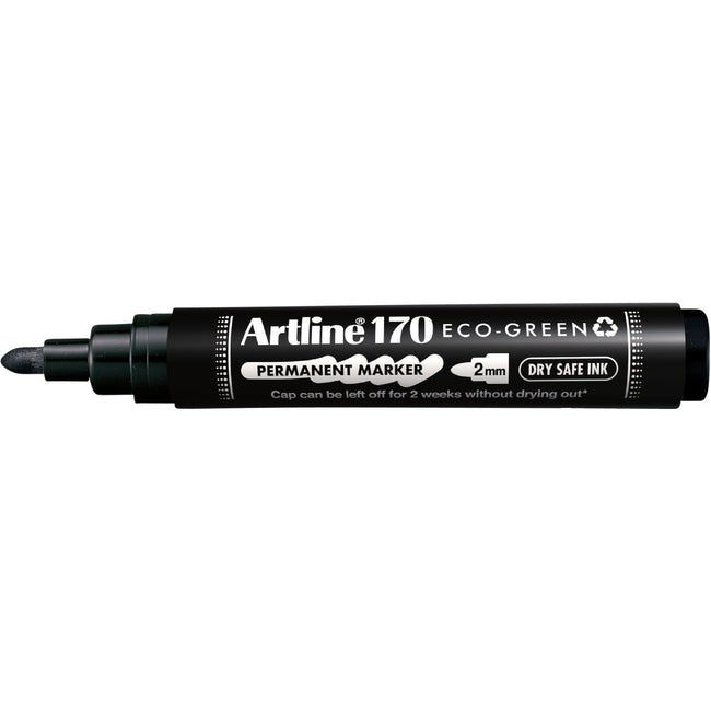 Artline - Rotulador permanente 170 eco redondo m negro