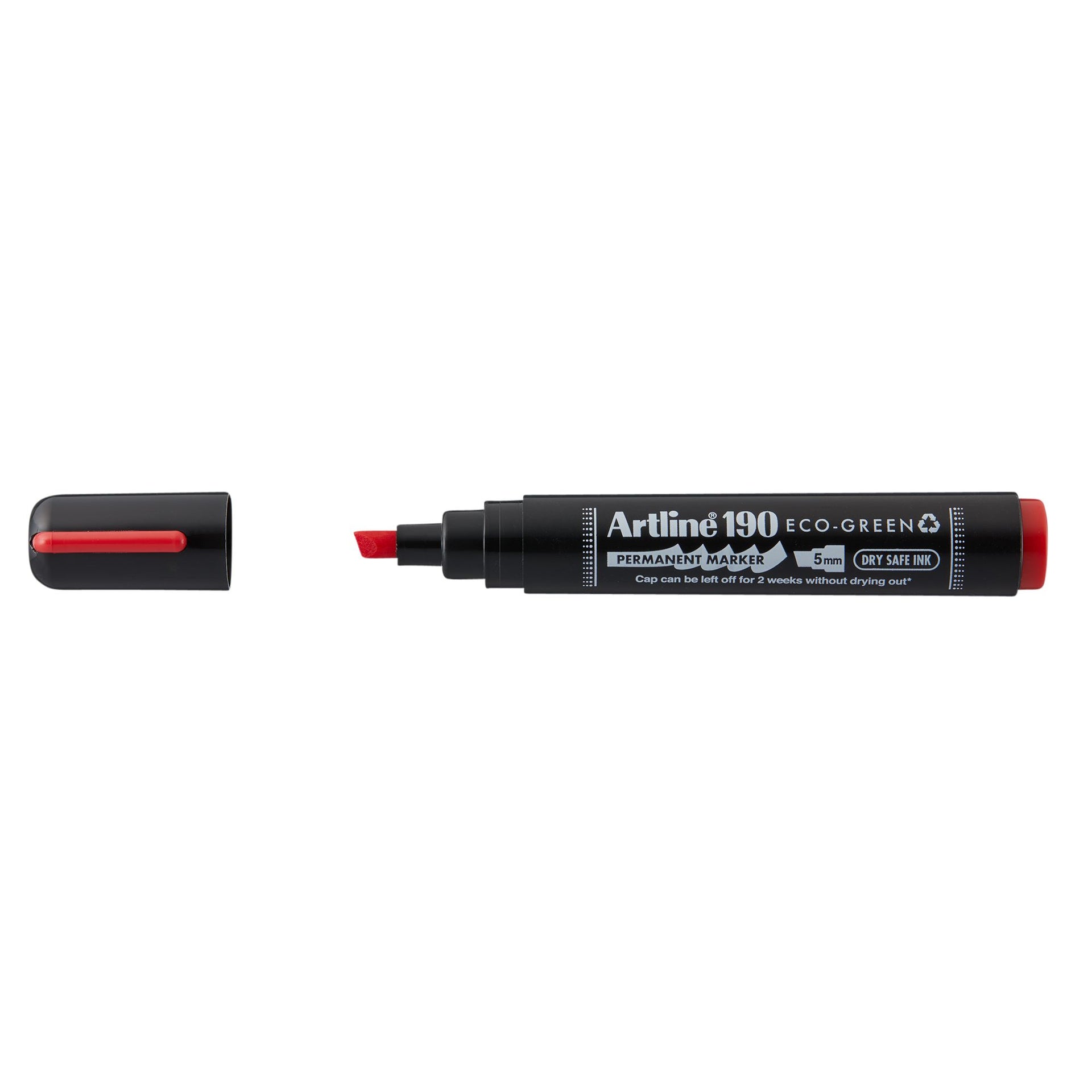 Artline - Permanent marker 190 eco diagonal 2-5mm red
