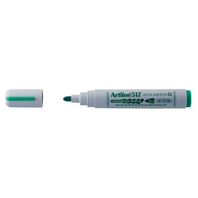 Artline - Rotulador para pizarra blanca 517 eco redondo verde medio
