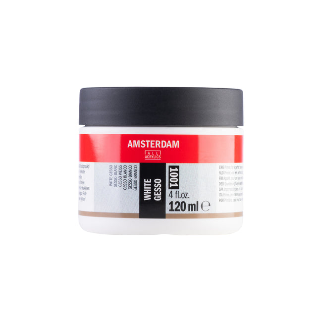 Amsterdam All Acryli -  Gesso amsterdam mini 1001 120ml wit | 4 stuks