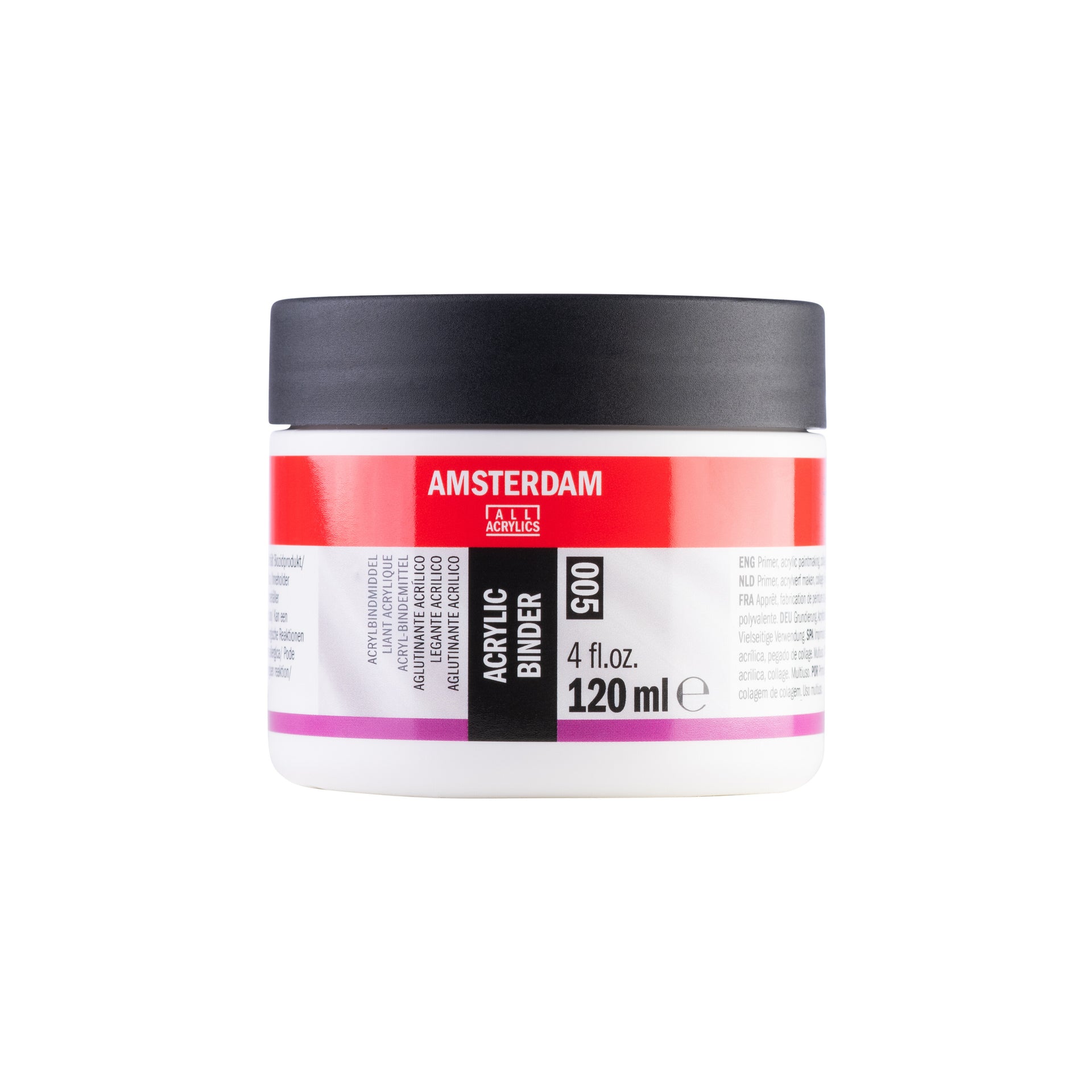 Amsterdam All Acryli -  Acrylbindmiddel amsterdam mini 005 120ml | 4 stuks