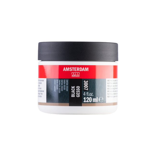 Amsterdam All Acryli -  Gesso amsterdam mini 3007 120ml zwart