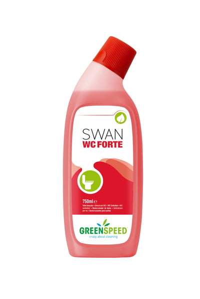 Greenspeed -  Toiletreiniger  swan wc forte 750ml rood | 6 stuks