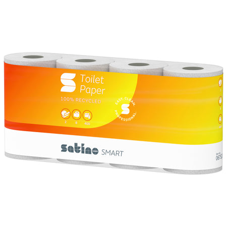 Satino di WEPA - Carta igienica satino mt1 smart 2 strati bianco 067520