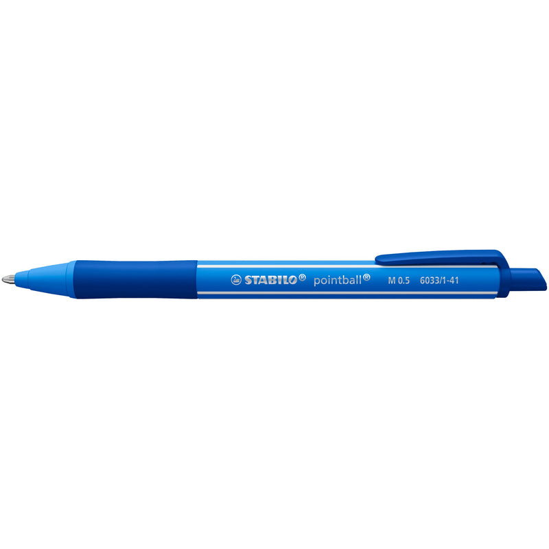 Stabilo -  Balpen pointball colorful blauw | 10 stuks