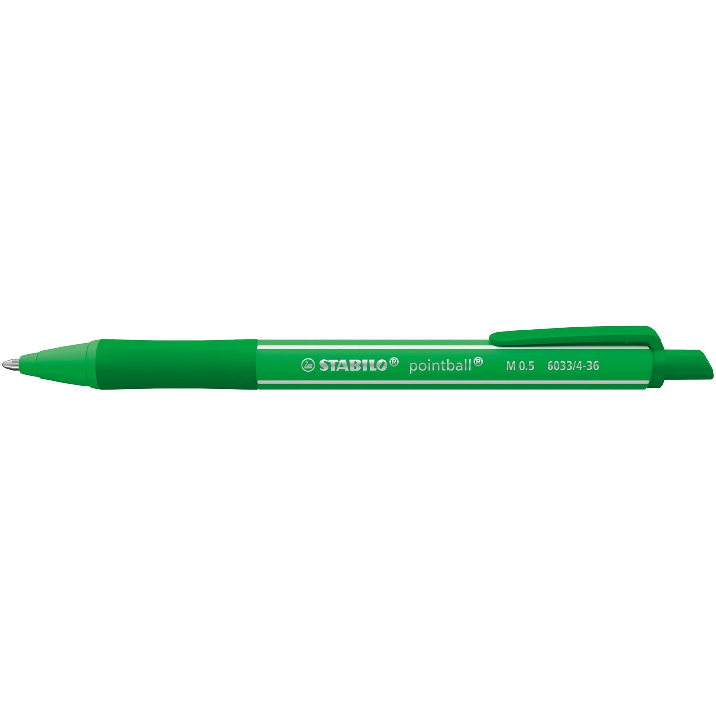 Stabilo -  Balpen pointball colorful groen | 10 stuks