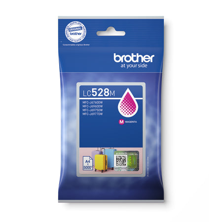 Brother -  Inktcartridge  lc-528m rood | 5 stuks