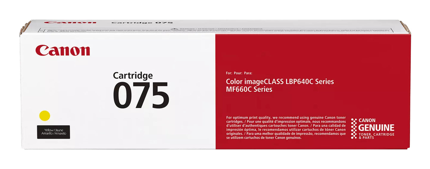 Canon -  075 tonercartridge 1 stuk(s) Origineel Geel