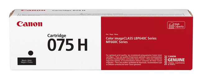 Canon -  075 H tonercartridge 1 stuk(s) Origineel Zwart