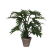 Mica Decorations -  Kunstplant mica philodendron selloum groen in pot