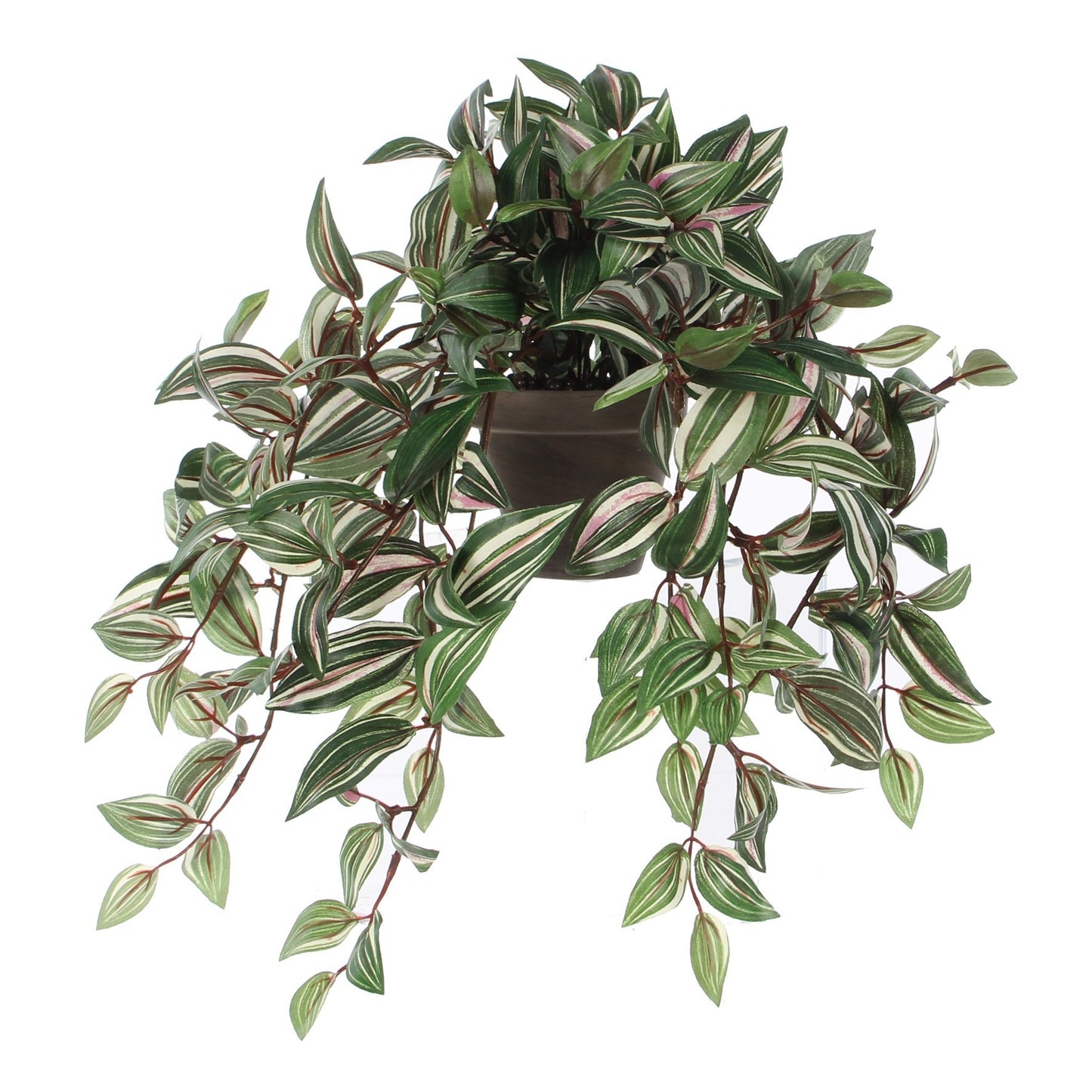 Mica Decorations -  Kunstplant mica tradescantia hangend groen | 4 stuks