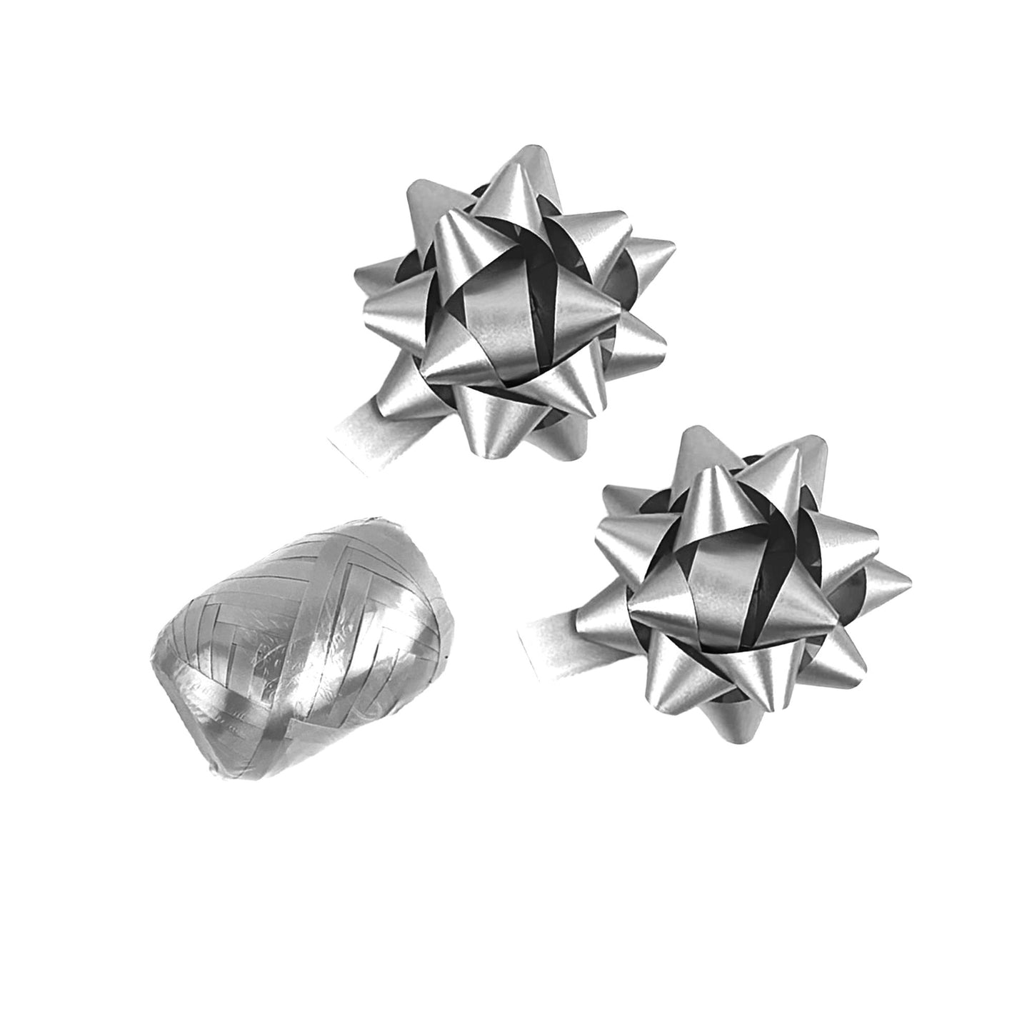 Haza -  Polyband combi set zilver 1 ei 2 rozetten