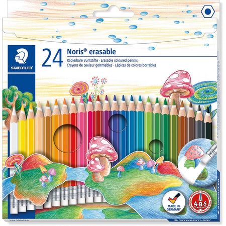Staedtler -  kleurpotlood Noris Club uitgombaar 24 potloden