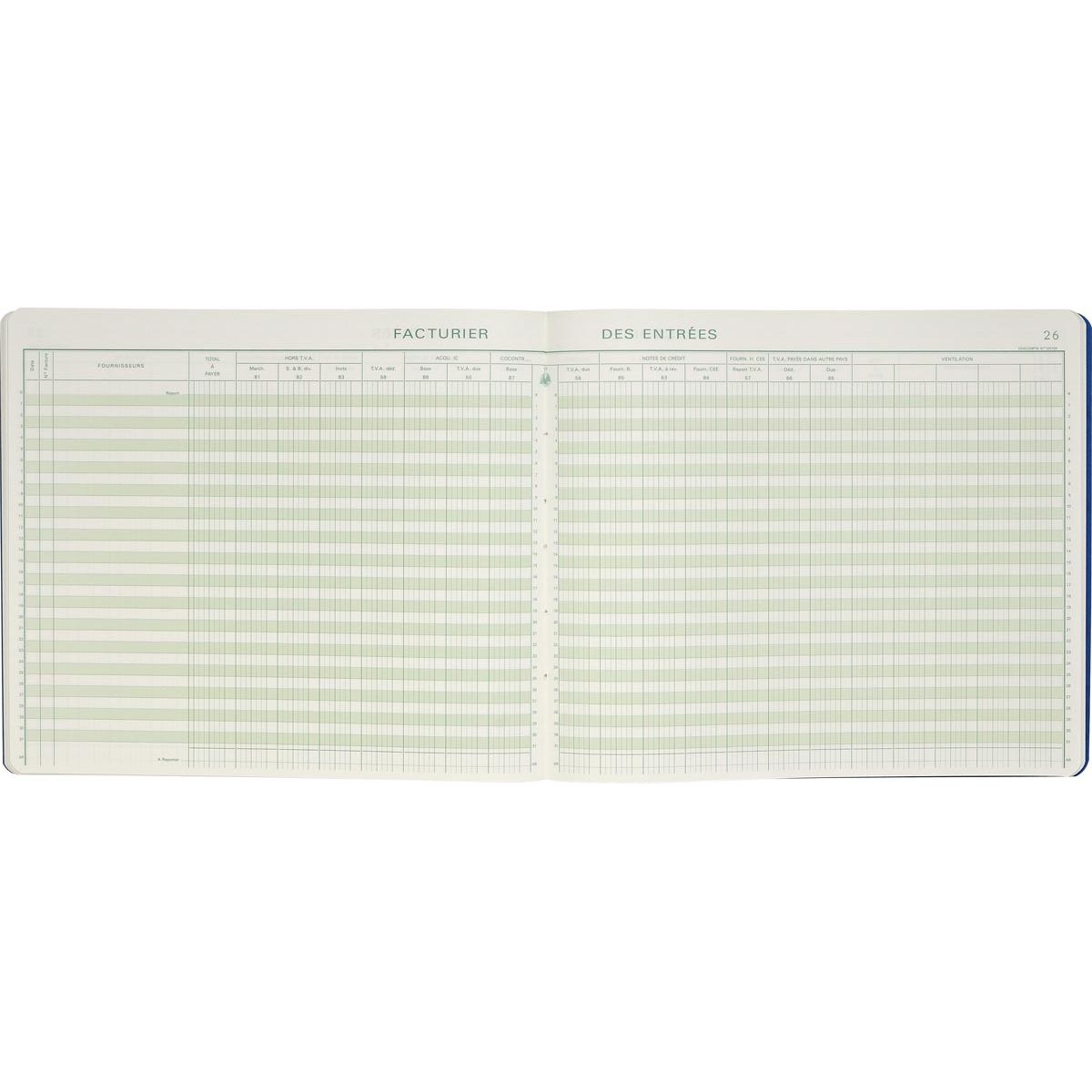 Exacompta - purchasing forms with VAT, ft 27 x 32 cm, French