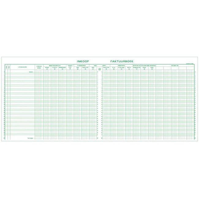 Exacompta – Einkaufsregister, ft 27 x 32 cm, Niederländisch