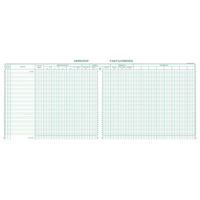 Exacompta – Registerverkäufe, ft 27 x 32 cm, Niederländisch