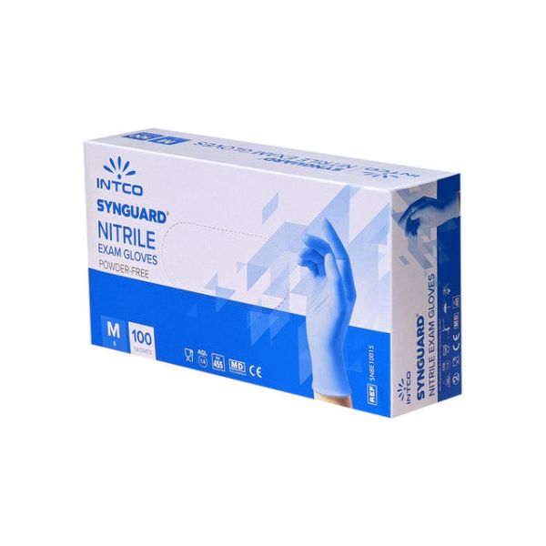 Gant intco syguard l nitril 100 pièces bleues