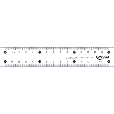 Maped - Ruler Classic 15cm