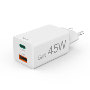 Hama -  00201993 oplader voor mobiele apparatuur Mobiele telefoon, Laptop, Smartphone, Tablet Wit AC Snel opladen Binnen