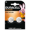 Duracell -  Batterij  knoopcel 2x cr2450 lithium | 10 stuks