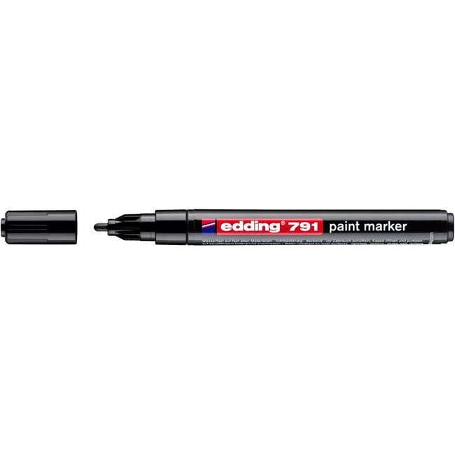 Edding -  Paintmarker  791 alcoholbasis 1-2mm zwart