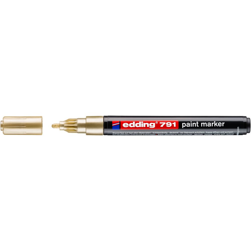 Edding -  Paintmarker  791 alcoholbasis 1-2mm goud
