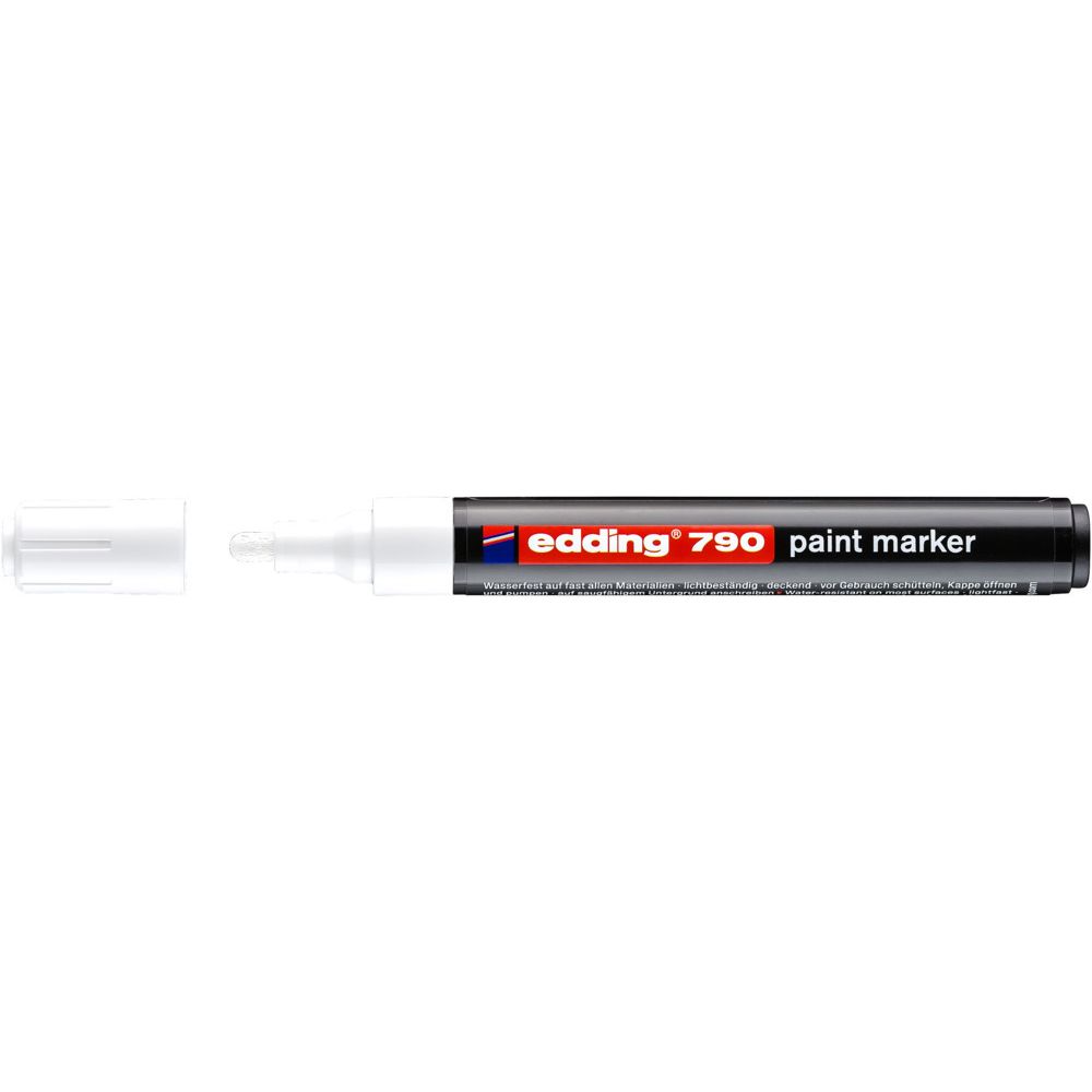 Edding -  Paintmarker  790 alcoholbasis 2-3mm wit