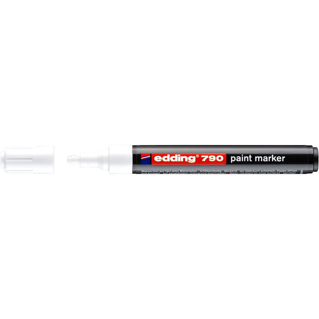 Edding -  Paintmarker  790 alcoholbasis 2-3mm wit