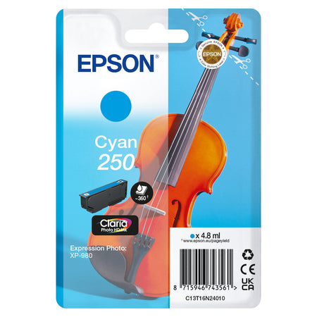 Epson -  Inktcartridge  250 t16n24 blauw