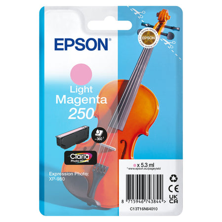 Epson -  Inktcartridge  250 t16n64 licht rood | 10 stuks