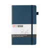 Sakura -  Notitieboek large lijn donker indigo