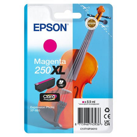 Epson -  Inktcartridge  250xl t16p34 rood | 10 stuks