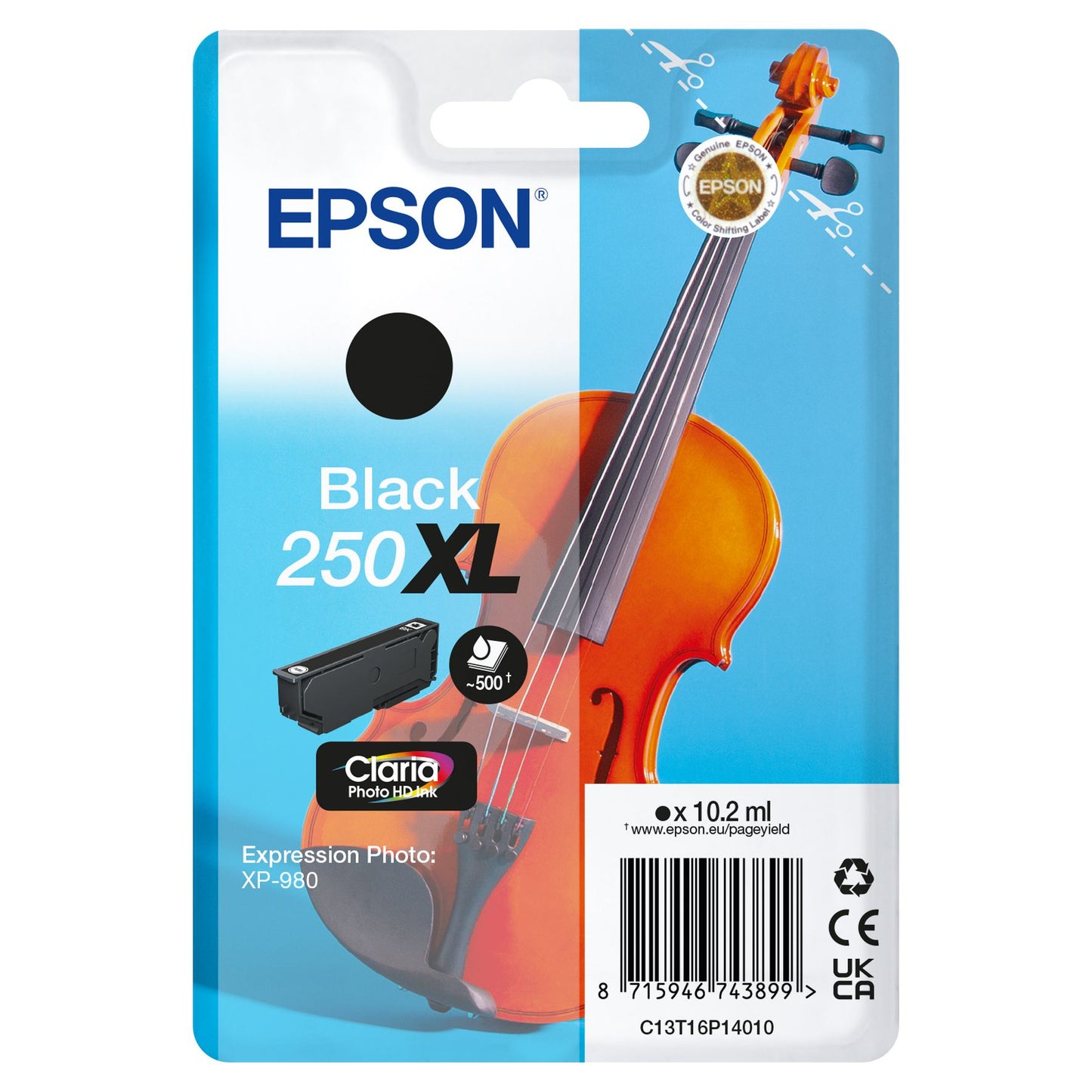 Epson -  Inktcartridge  250xl t16p14 zwart | 10 stuks