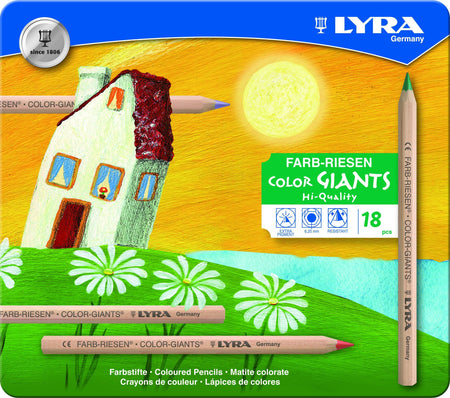 LYRA -  Kleurpotlood  color giants nature 18 kleuren