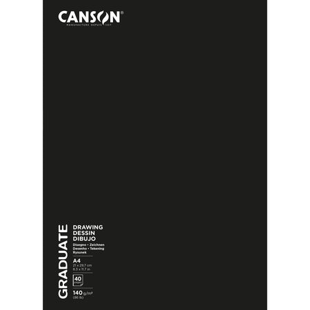 Canson -  Schetsboek  graduate 20vel 140gr a4 wit