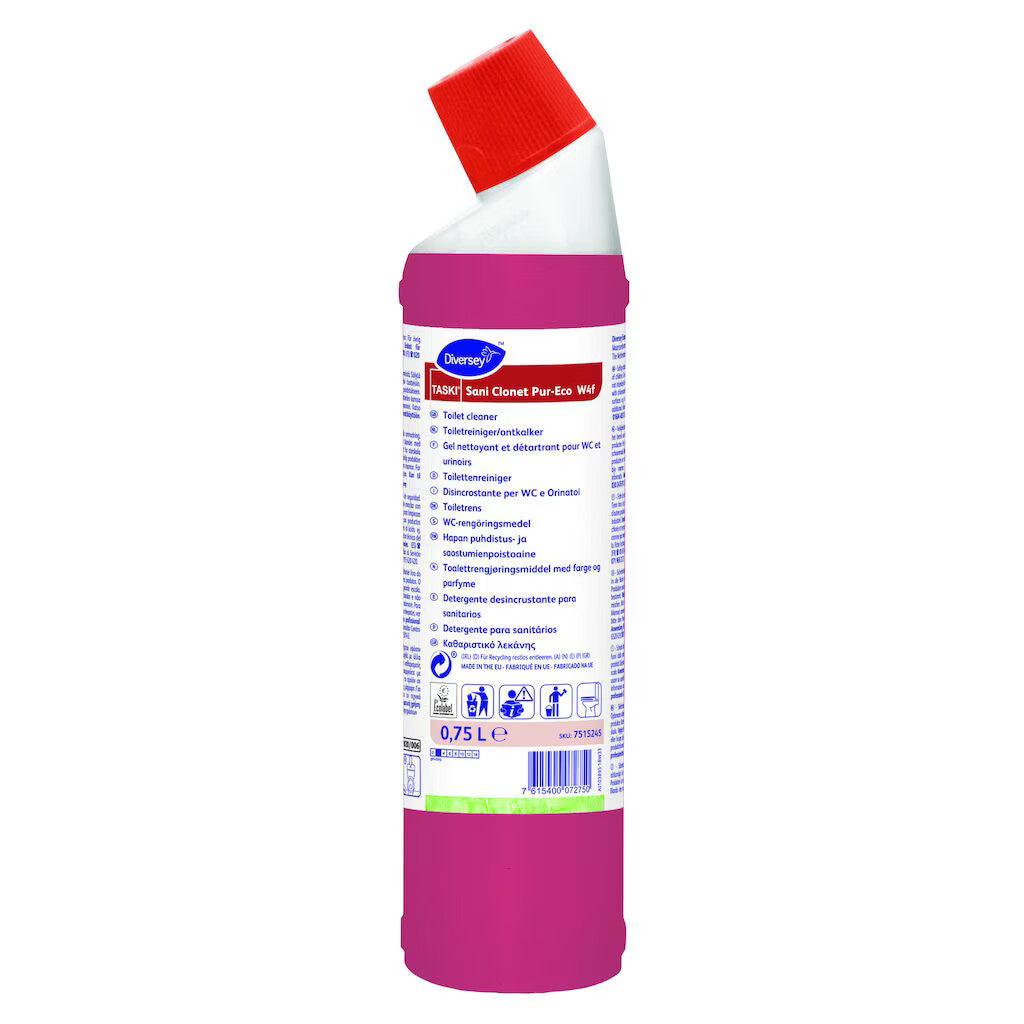 Taski -  Toiletreiniger sani clonet pur-eco 750ml | 6 stuks