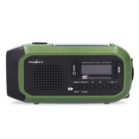 Nedis -  Noodradio  dab+ fm zonnepaneel