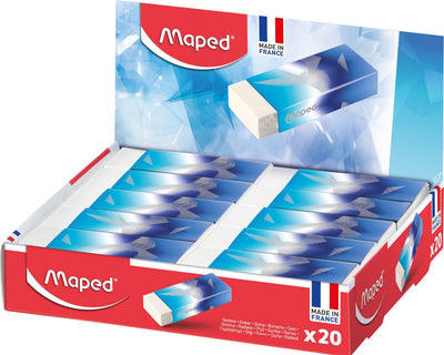 Maped -  Gum  arctic vibes display 20 stuks blauw