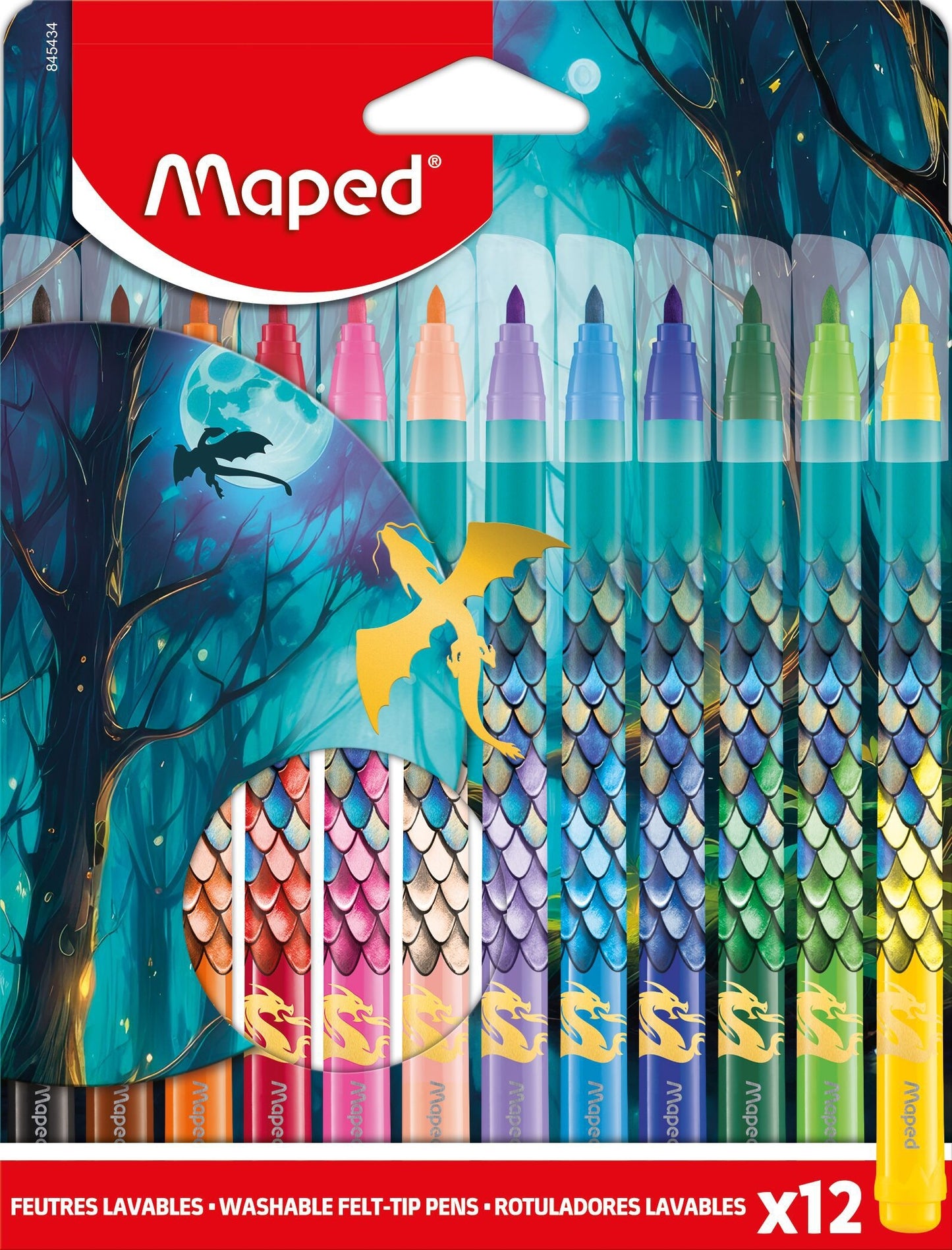 Maped -  Viltstift  dragon set 12 kleuren