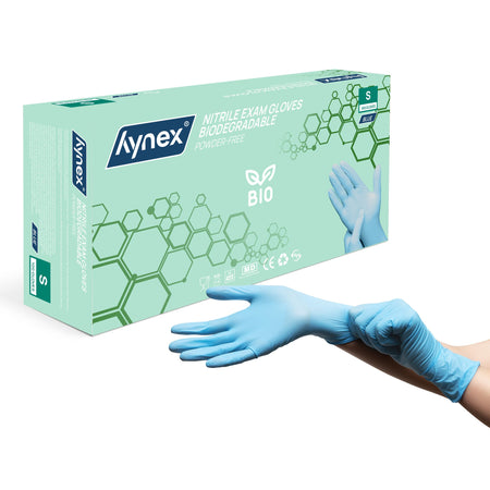 Hynex -  Handschoen  nitril bio s blauw 3.5gr 100st