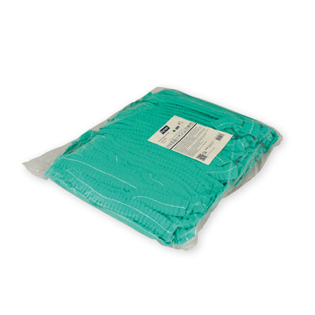 Hynex -  Haarnet  clip non-woven groen pp 100 stuks