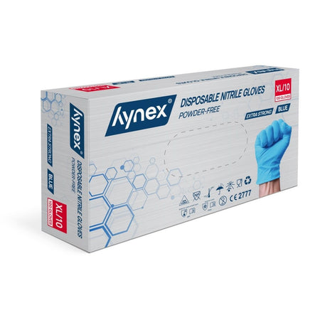 Hynex -  Handschoen  nitril xl blauw 5gr 100 stuks