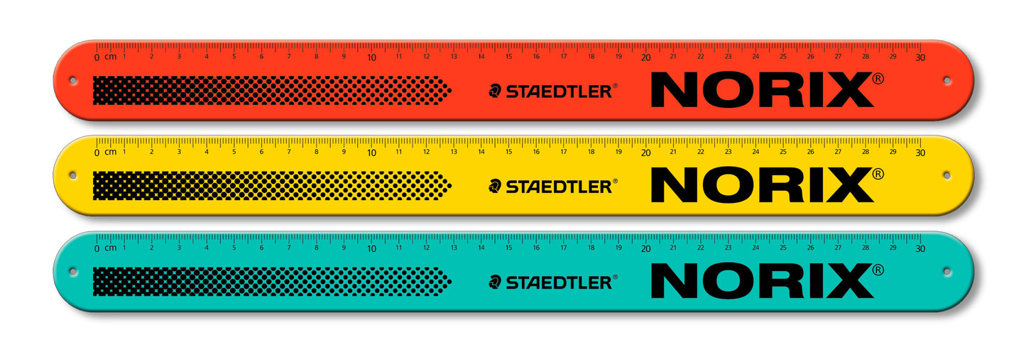 Staedtler -  Kliklinaal norix 30cm assorti | 12 stuks