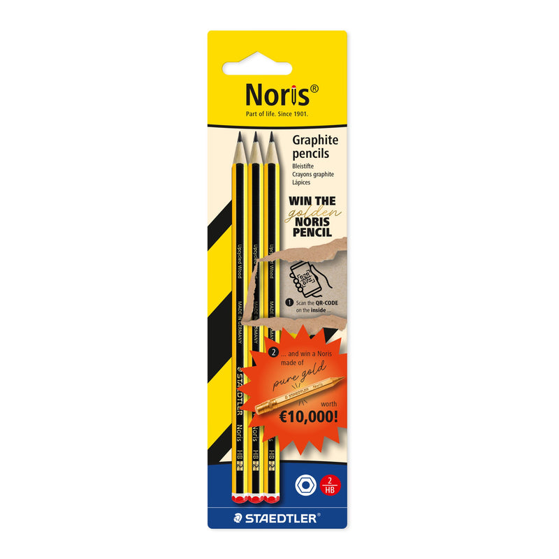 Staedtler -  Potlood noris 3xhb find the golden noris | 10 stuks