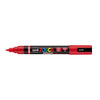 Posca -  Paintmarker uni  pc-5br brushpunt m rood